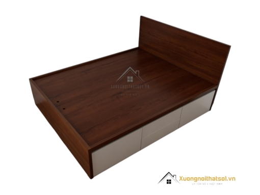 giuong ngu mdf phu melamine co 4 ngan keo mau 414 9