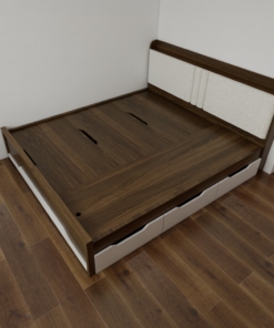Giường ngủ thông minh 2m x 2m2 màu 612 thiết kế hiện đại, tiện nghi cho không gian phòng ngủ sang trọng