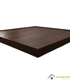 Giường phản bệt gỗ tự nhiên 1m8 x 2m màu 335 sang trọng, chắc chắn, phong cách tối giản hiện đại