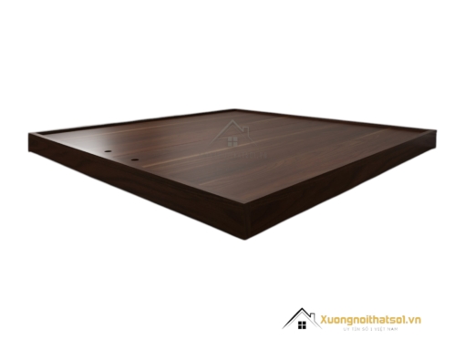 Giường phản bệt gỗ tự nhiên 1m8 x 2m màu 335 sang trọng, chắc chắn, phong cách tối giản hiện đại