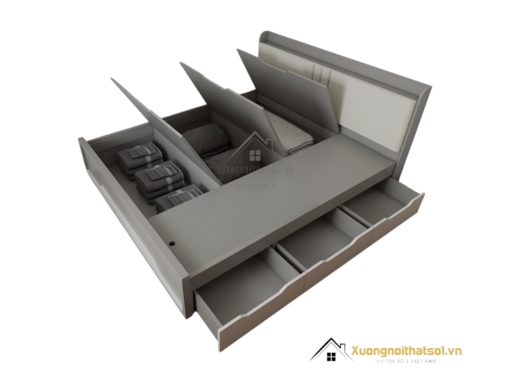 Giường phản thông minh 1m8 x 2m màu 203LU, thiết kế hiện đại và tiện lợi, tối ưu không gian phòng ngủ sang trọng và thoải mái. Chất liệu bền đẹp, phù hợp với nhiều phong cách nội thất phòng ngủ.