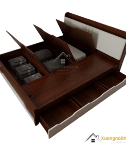 Giường phản thông minh 2m x 2m2 màu 414 thiết kế hiện đại, tiện ích đa năng phù hợp không gian phòng ngủ sang trọng