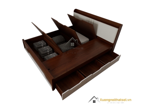 Giường phản thông minh 2m x 2m2 màu 414 thiết kế hiện đại, tiện ích đa năng phù hợp không gian phòng ngủ sang trọng