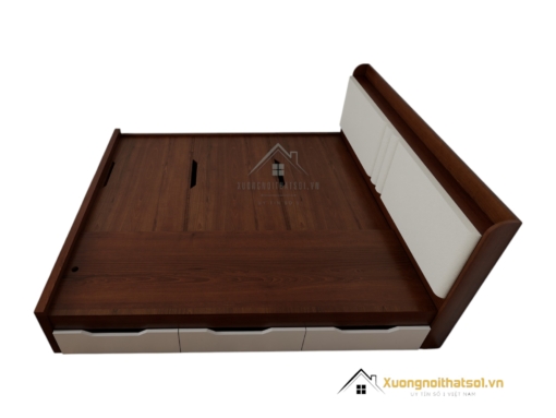 Giường phản thông minh 2m x 2m2 màu 414 thiết kế hiện đại, tiện nghi