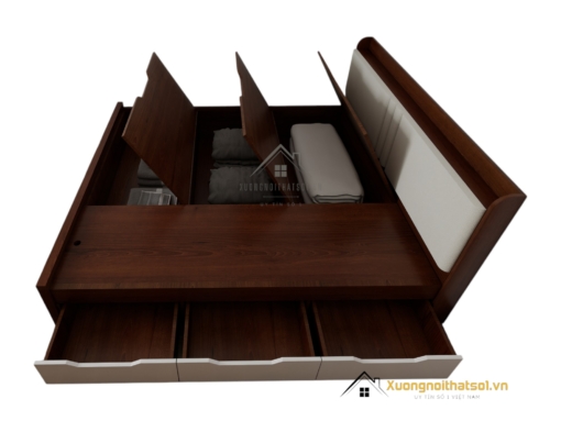 Giường Phản Thông Minh 2m x 2m2 màu 414 thiết kế hiện đại, tiện lợi cho không gian sống tối giản