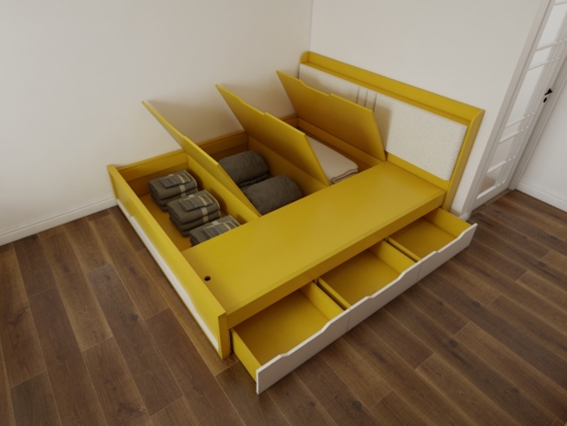 Giường thông minh giá rẻ 1m8 màu 030PL tại Hà Nội