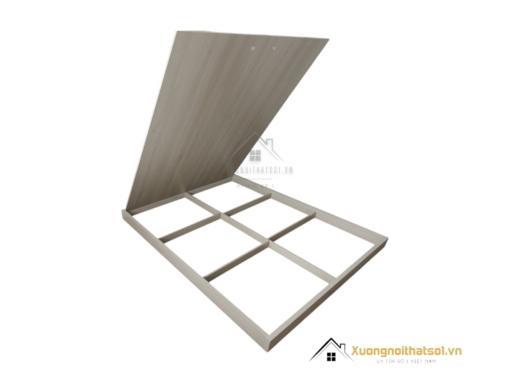 Mẫu giường bệt 1m8 x 2m gỗ MDF màu 501 hiện đại, bền đẹp