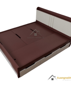 Giường thông minh 1m8 x 2m gỗ MDF màu 219ZN hiện đại tiện nghi