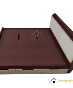 Giường thông minh 1m8 x 2m gỗ MDF màu 219ZN hiện đại, tiết kiệm không gian