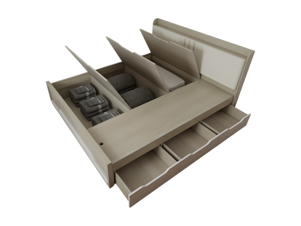 mau giuong thong minh 2m x 2m2 go mdf mau 501 10