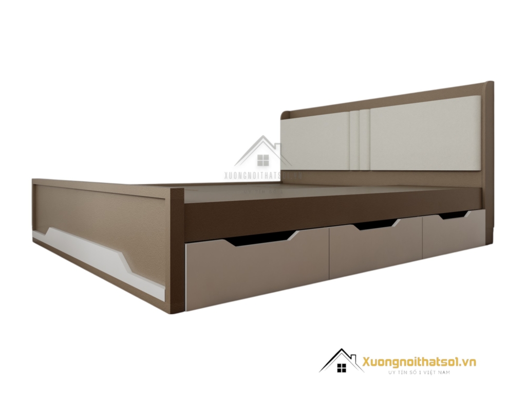 Mẫu giường thông minh đẹp 1m8 màu 217LU
