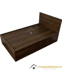 Giường ngủ gỗ công nghiệp 1m2 có 4 ngăn kéo Màu 612