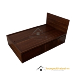 Giường thông minh 4 ngăn kéo 1m2 màu 335, thiết kế hiện đại, tiết kiệm không gian